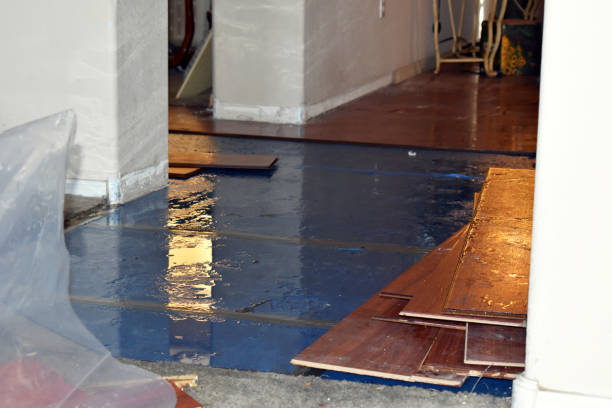 Professional Flood Cleanup technician working in Bondsville, MA